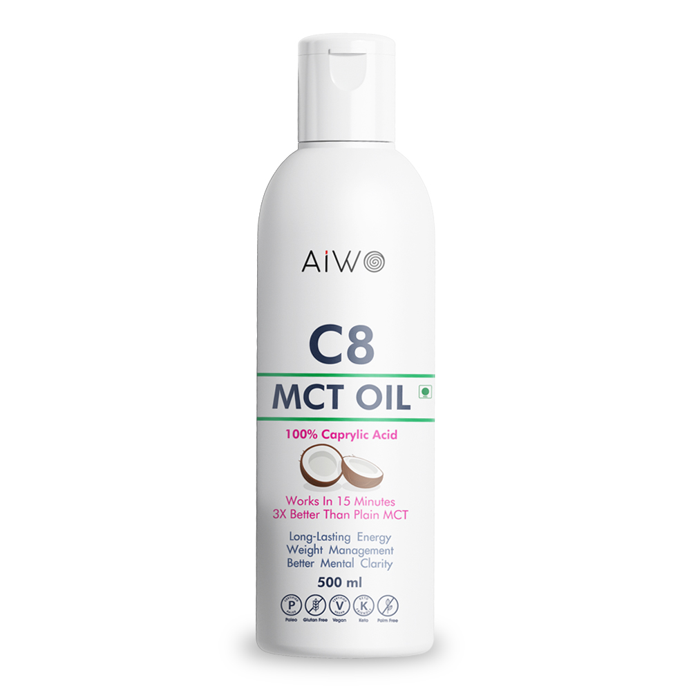 Buy Aiwo Pure C8 Mct Oil Medium Chain Triglycerides Caprylic Acid