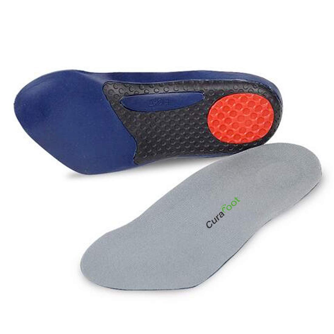 Buy CuraFoot Pain Relief Orthotics For Plantar Fasciitis Triad Insoles ...