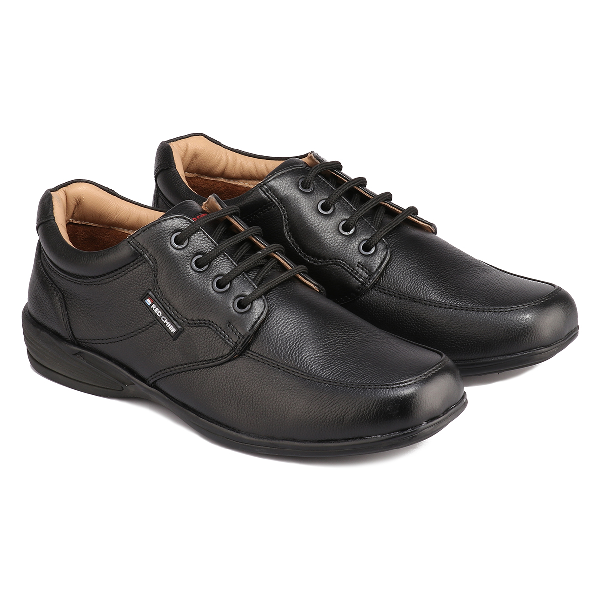 Buy Red Chief Black Men Derby Casual Leather Shoes (RC3506 001) Online ...