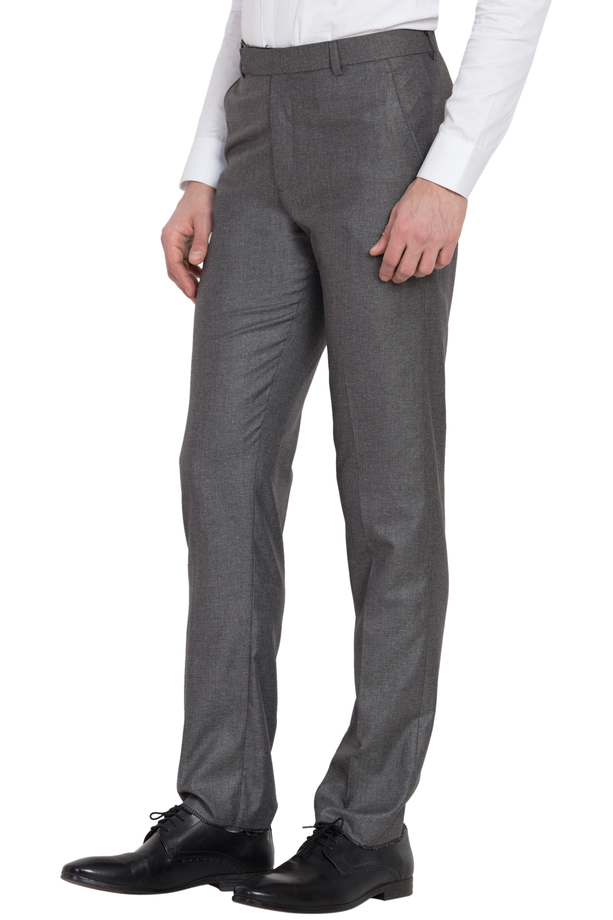 Buy Haoser Formal Trouser For Mens| Business Slim Fit Flat Front formal ...