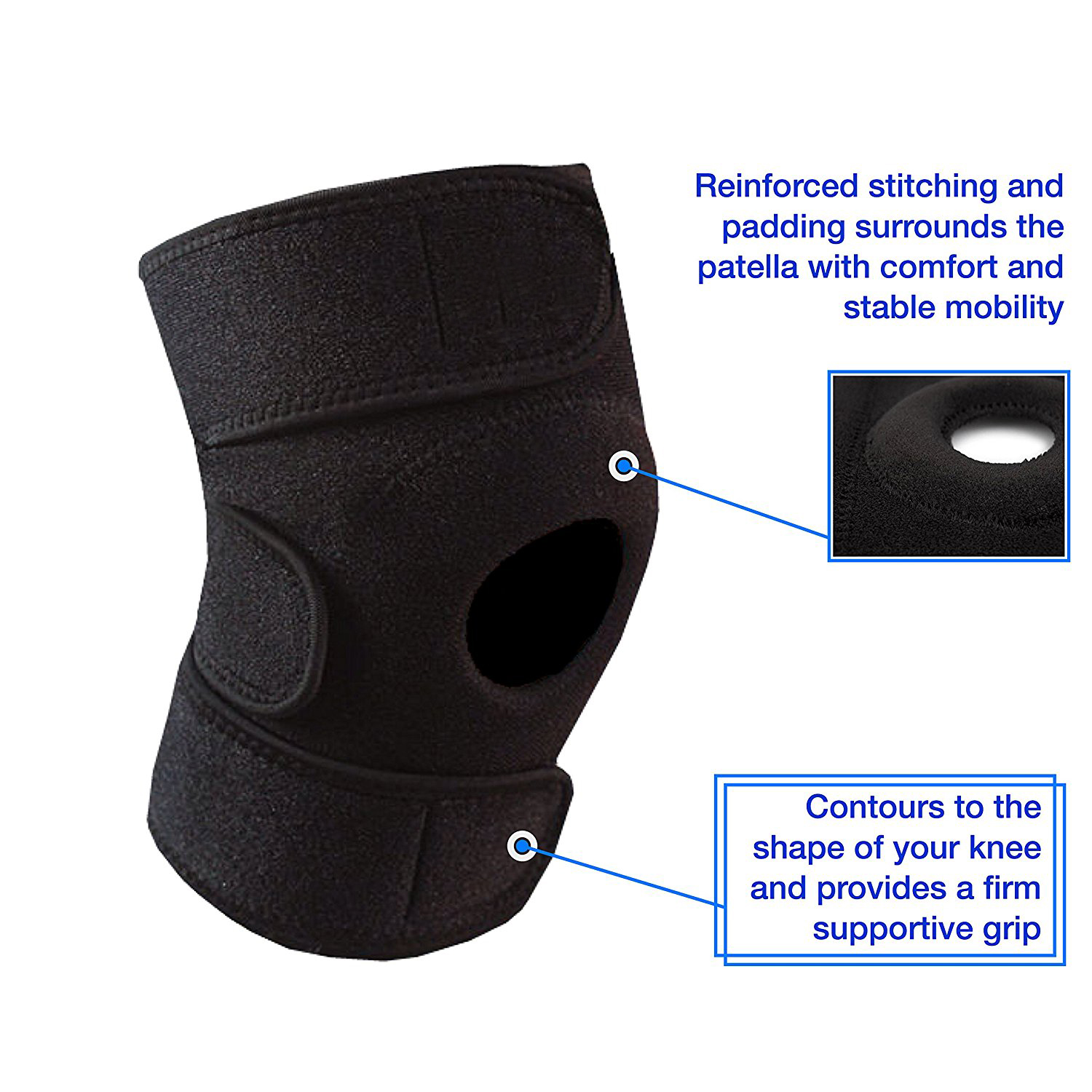 Buy GymWar Patella Adjustable Knee Support Knee Cap Knee knee guard