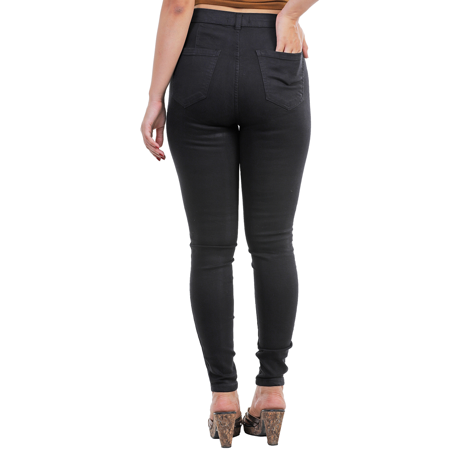 Buy Malachi Denim Lycra jeans For Women And Girls - Black Online @ ₹699 ...