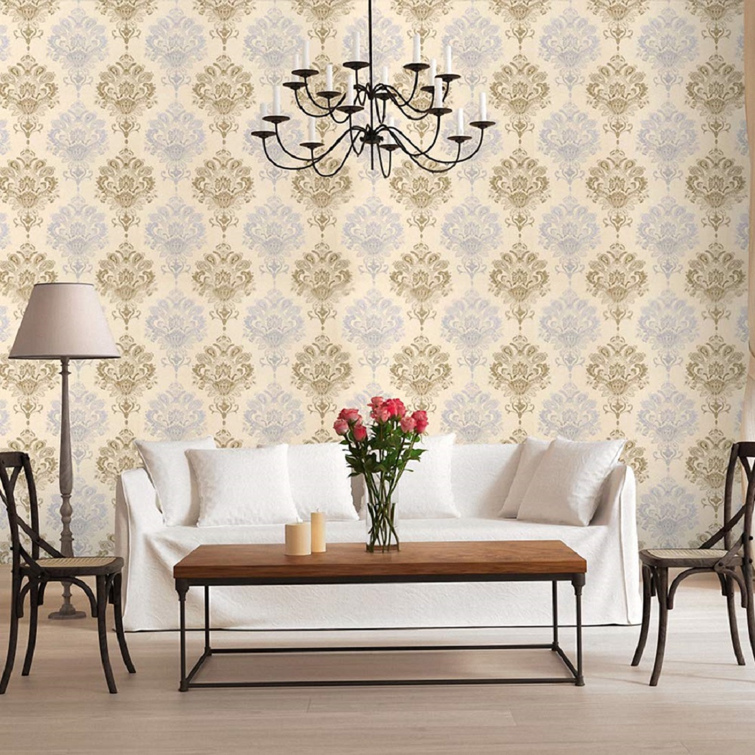 Buy Jaamso Royals Damask Removable Wallpaper Peel and Stick Contact Paper Decorative Self