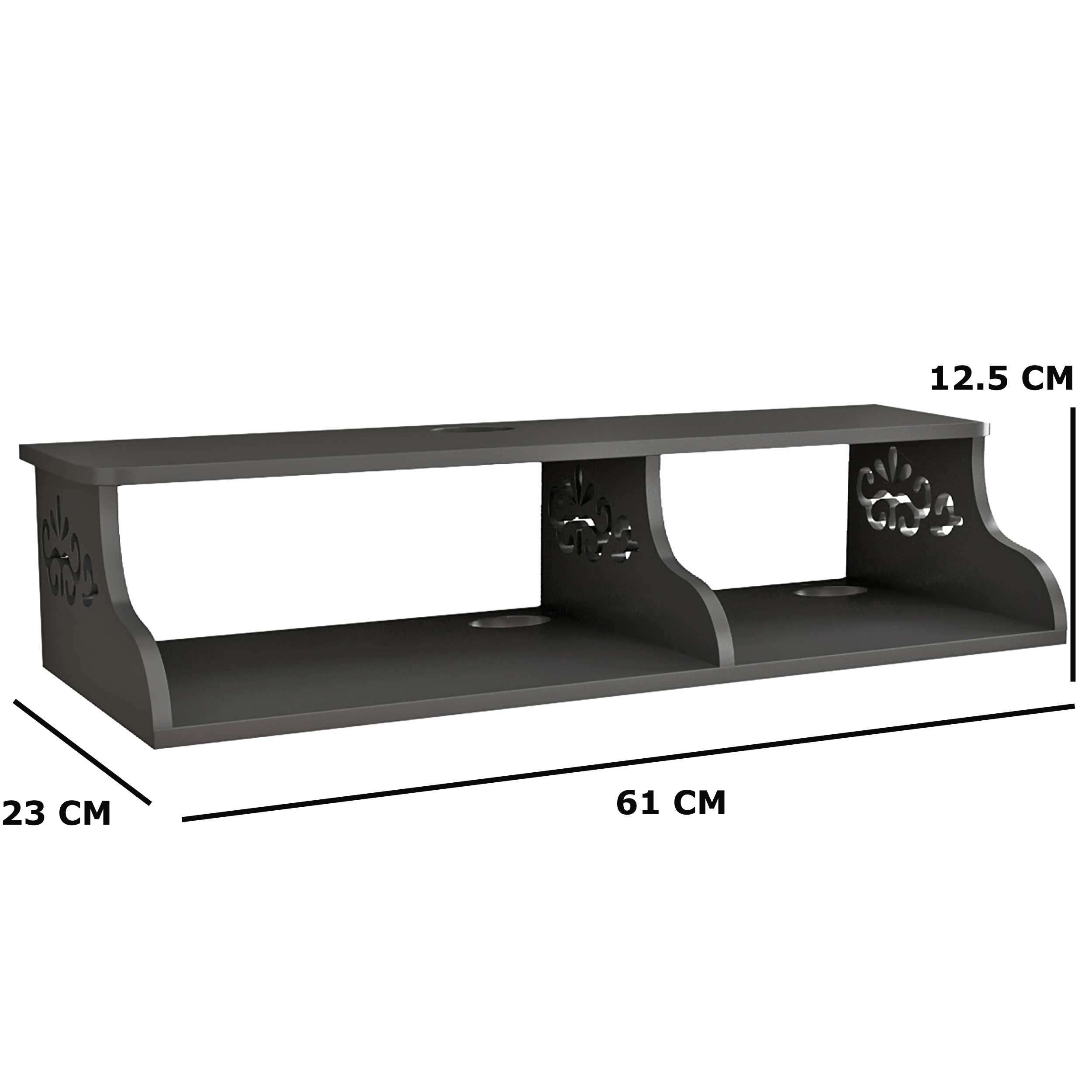 Buy Home Sparkle Carved Set Top Box Holder/Wifi Modem Stand, Suitable