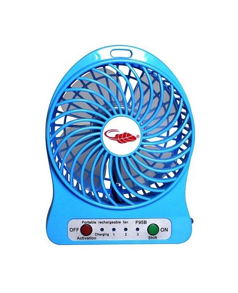 Buy Battlestar 3 Speeds Electric Portable Mini Fan Rechargeable Small ...