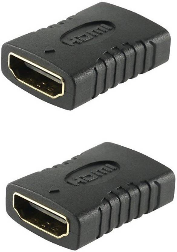 Ever Forever HDMI Female to HDMI Female Cable Adapter Extender Coupler Pack of 2