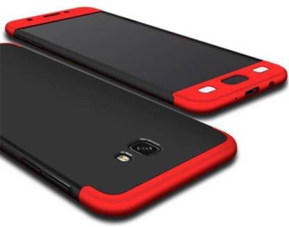 Techgear Gkk Front Back Case for Samsung Galaxy J7 Prime BLACK, RED, Dual Protection