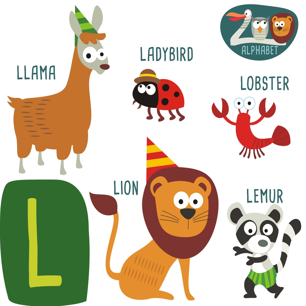 buy-alphabet-chart-of-animal-start-with-l-alphabets-and-numbers-wall