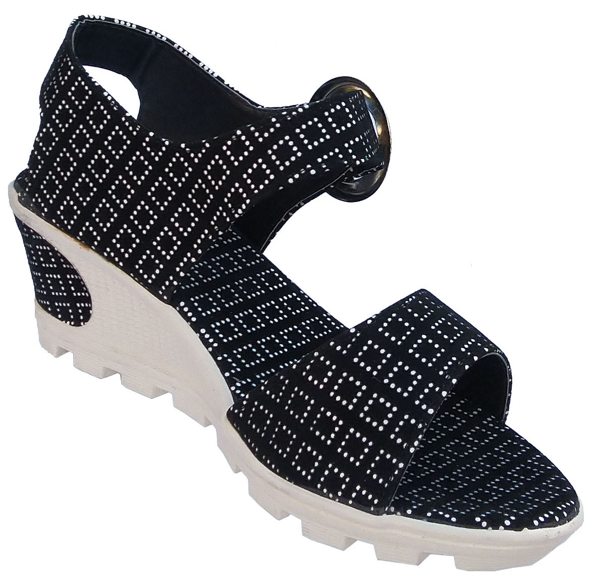 women black wedge heels