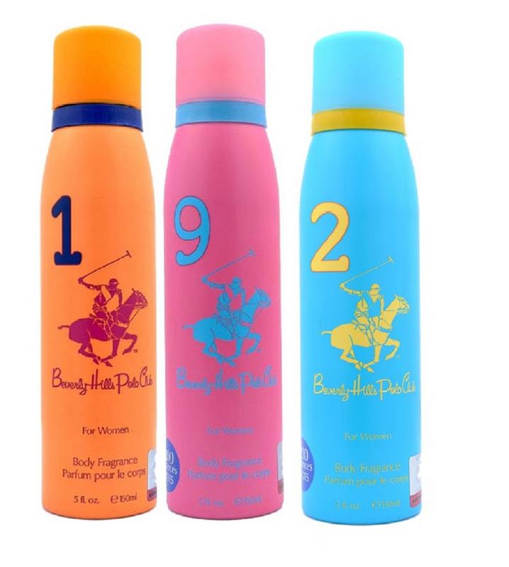Buy Beverly Hills Polo Club Sport No 1 9 And 2 Perfume Body Spray For ...
