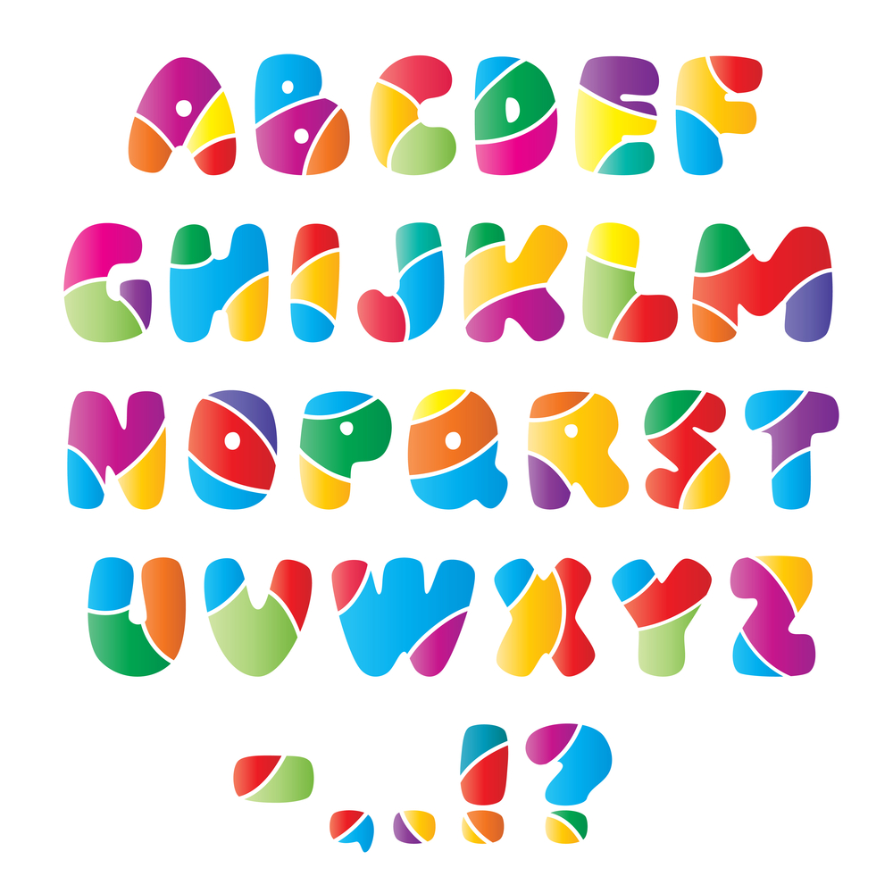 Buy english alphabet Alphabets and numbers wall sticker paper poster ...