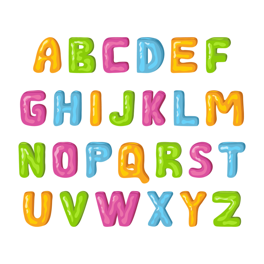 Buy english alphabets Alphabets and numbers wall sticker paper poster ...