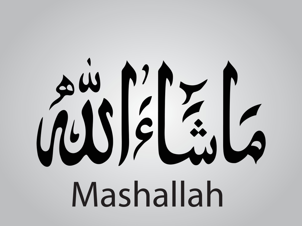 Buy Masha'Allah, Ma shaa Allah |islamic poster| |Sticker Paper Poster