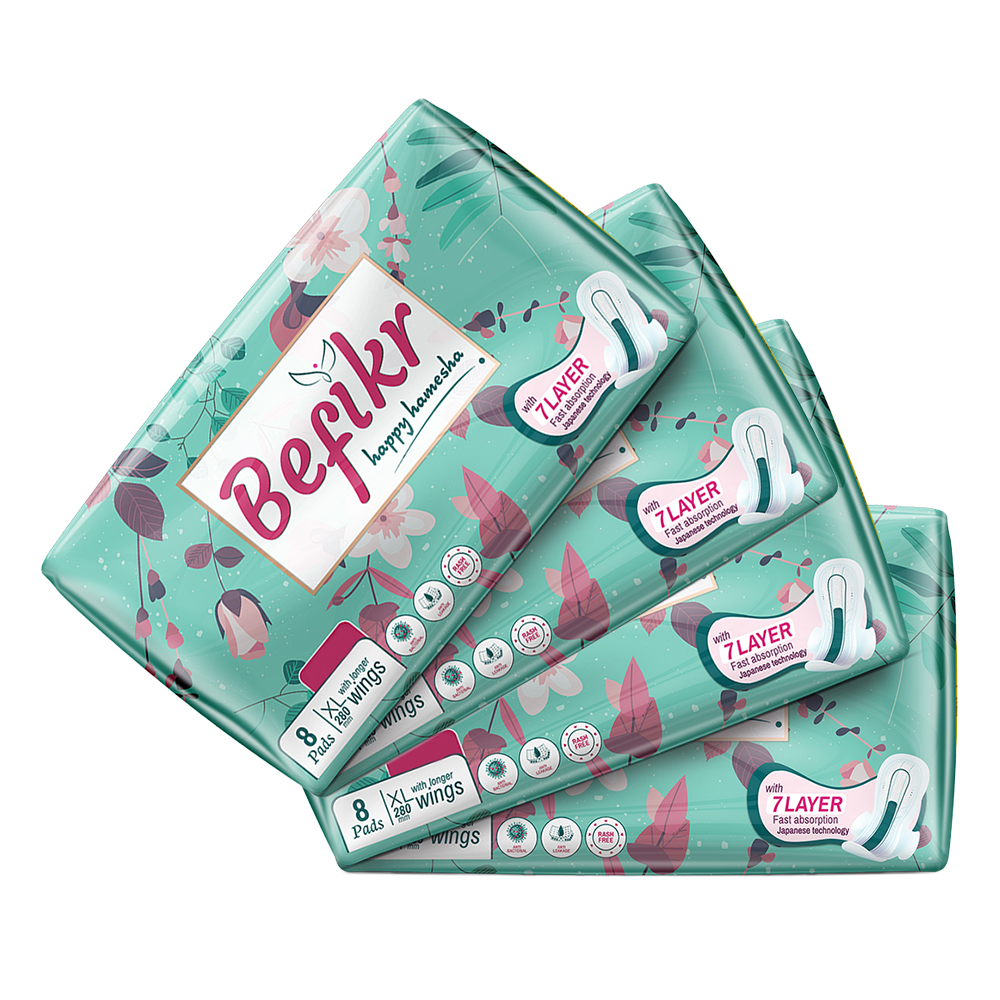 Buy Befikr Sanitary Pads with Japanese Technology XL size 32 Sanitary