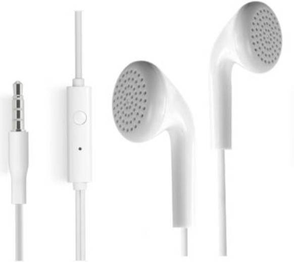 High Bass EarSmngLOW349512 In Ear Headphones Compatible for Samsung Galaxy J7 White