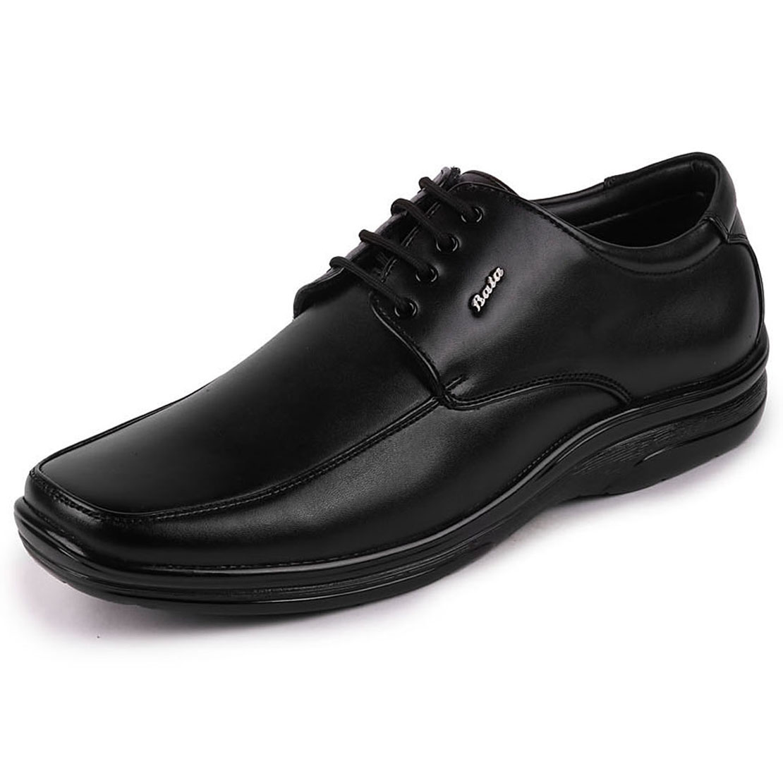 Buy Bata Men's Black Synthetic Formal Lace-up Shoes Online @ ₹1179 from ...