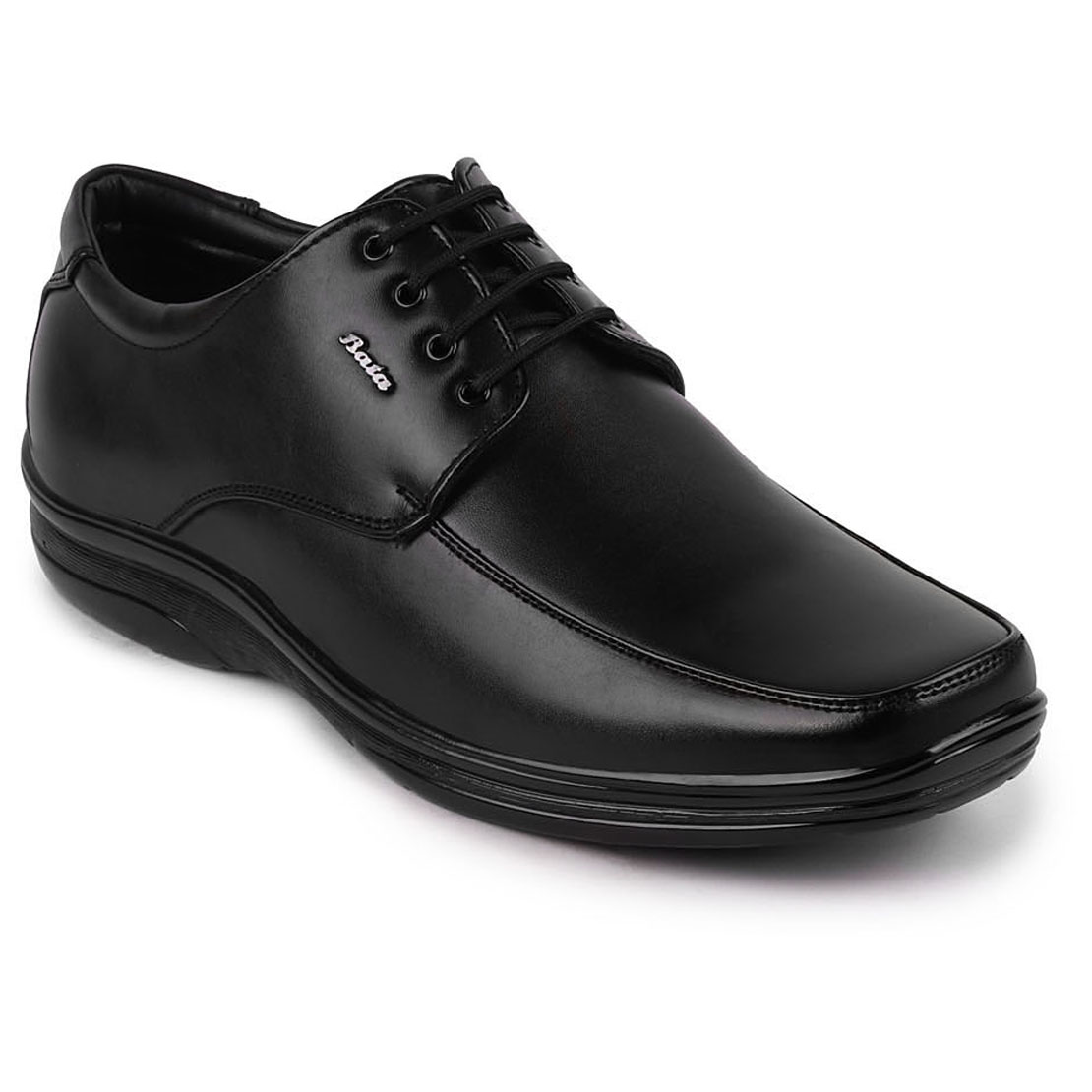 Buy Bata Men's Black Synthetic Formal Lace-up Shoes Online @ ₹1179 from ...