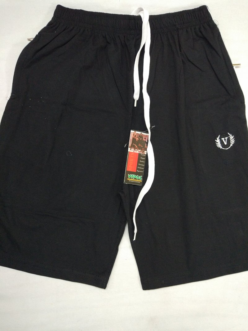 Buy Men's Plain Shorts/ Nikar/ Bermuda with side Chain pockets, Pack of ...