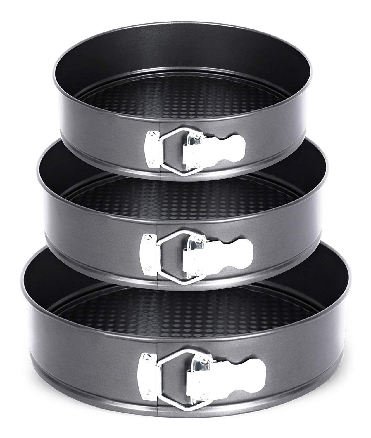 Buy Way Beyond Teflon Coated Spring Form Cake Mould Pan Set, Baking