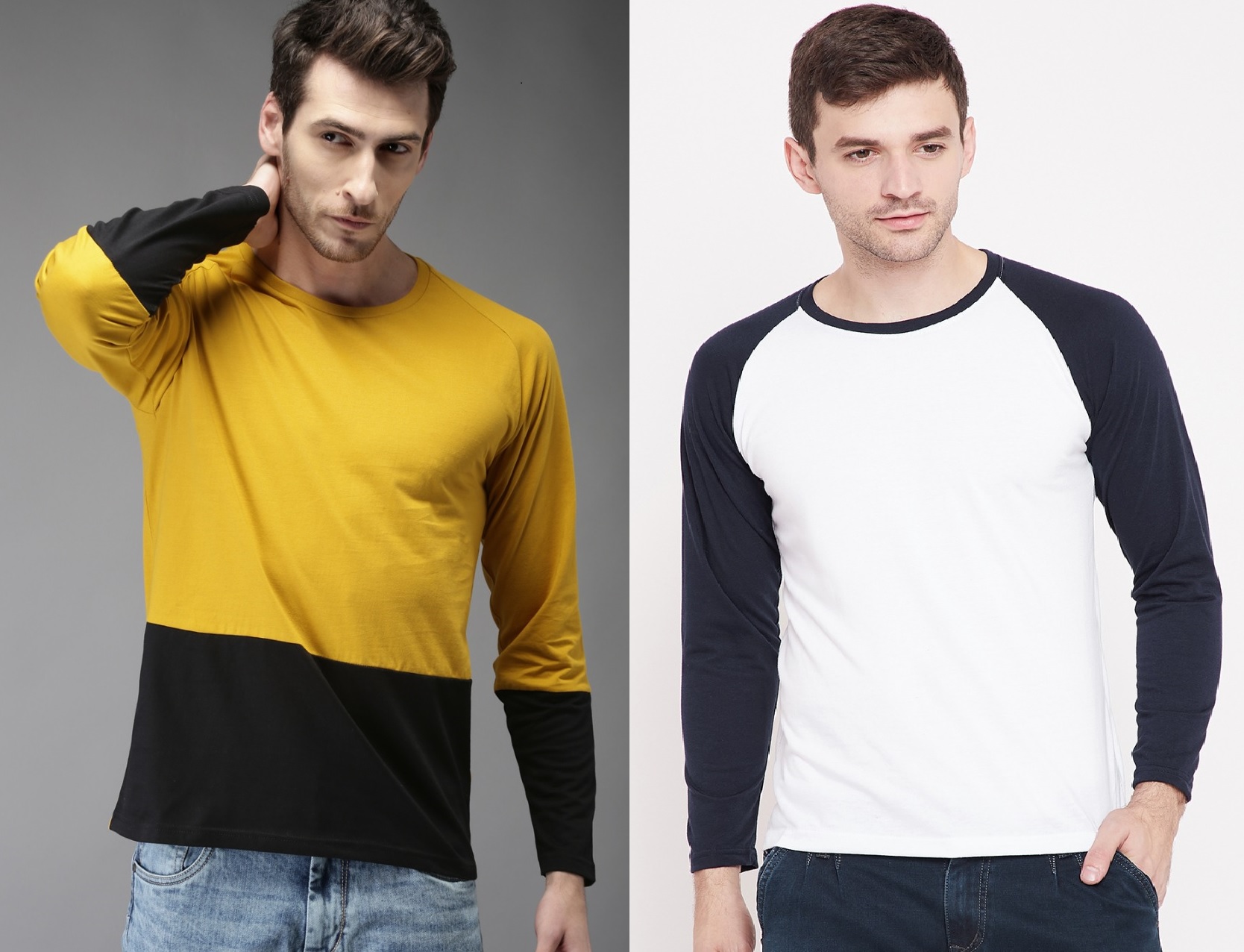 Buy Axxitude Combo Full Sleeves Cotton T-Shirts NR Online @ ₹799 from ...