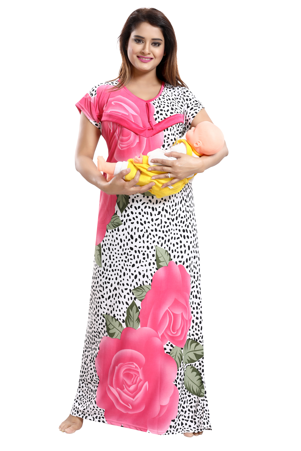 long feeding gown