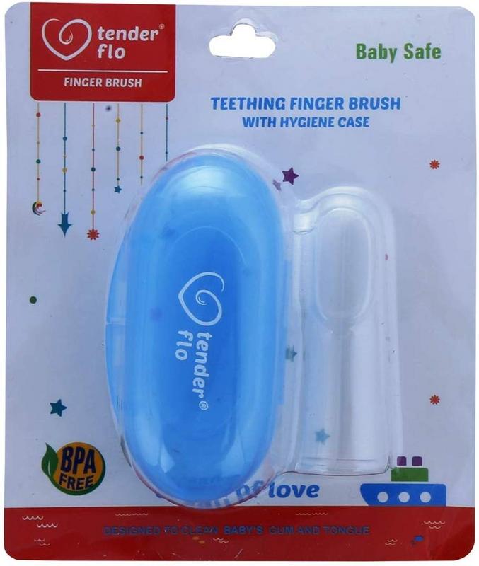 Buy BABYS Finger Brush GUM AND TONGUE CLEANER with Hygiene case (WITH