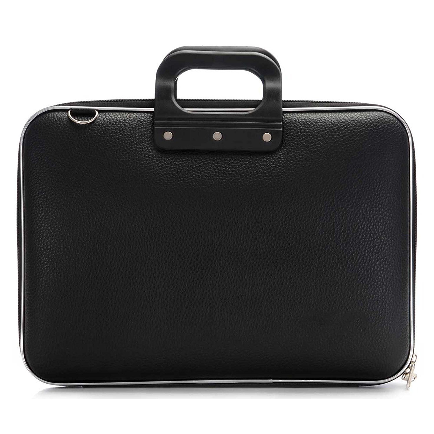 Home Story Stylish Hard Shell Briefcase Black Laptop Bag with Strap for 14 inch Laptop