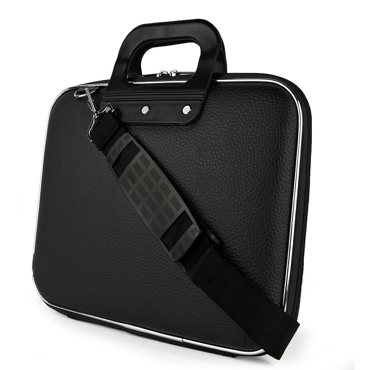Buy Home Story Stylish Hard Shell Briefcase Black Laptop Bag with Strap