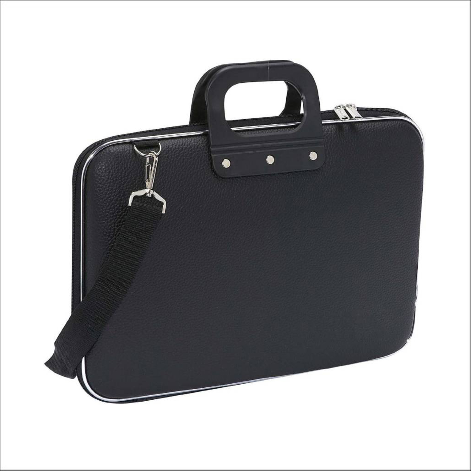 Buy Home Story Stylish Hard Shell Briefcase Black Laptop Bag with Strap
