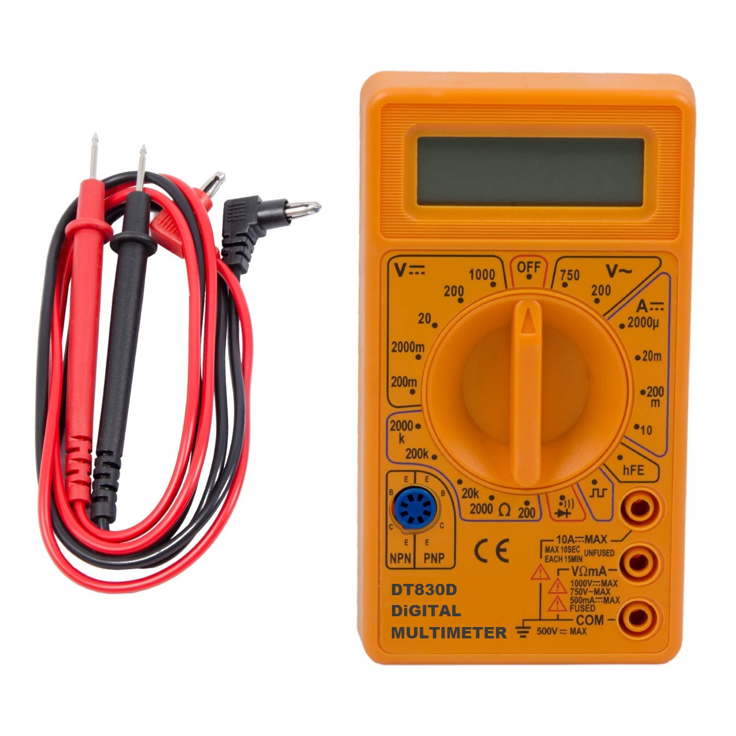 Buy BRANDED DT830D DIGITAL MULTIMETER (LCD DISPLAY) WITH PROBES Online ...