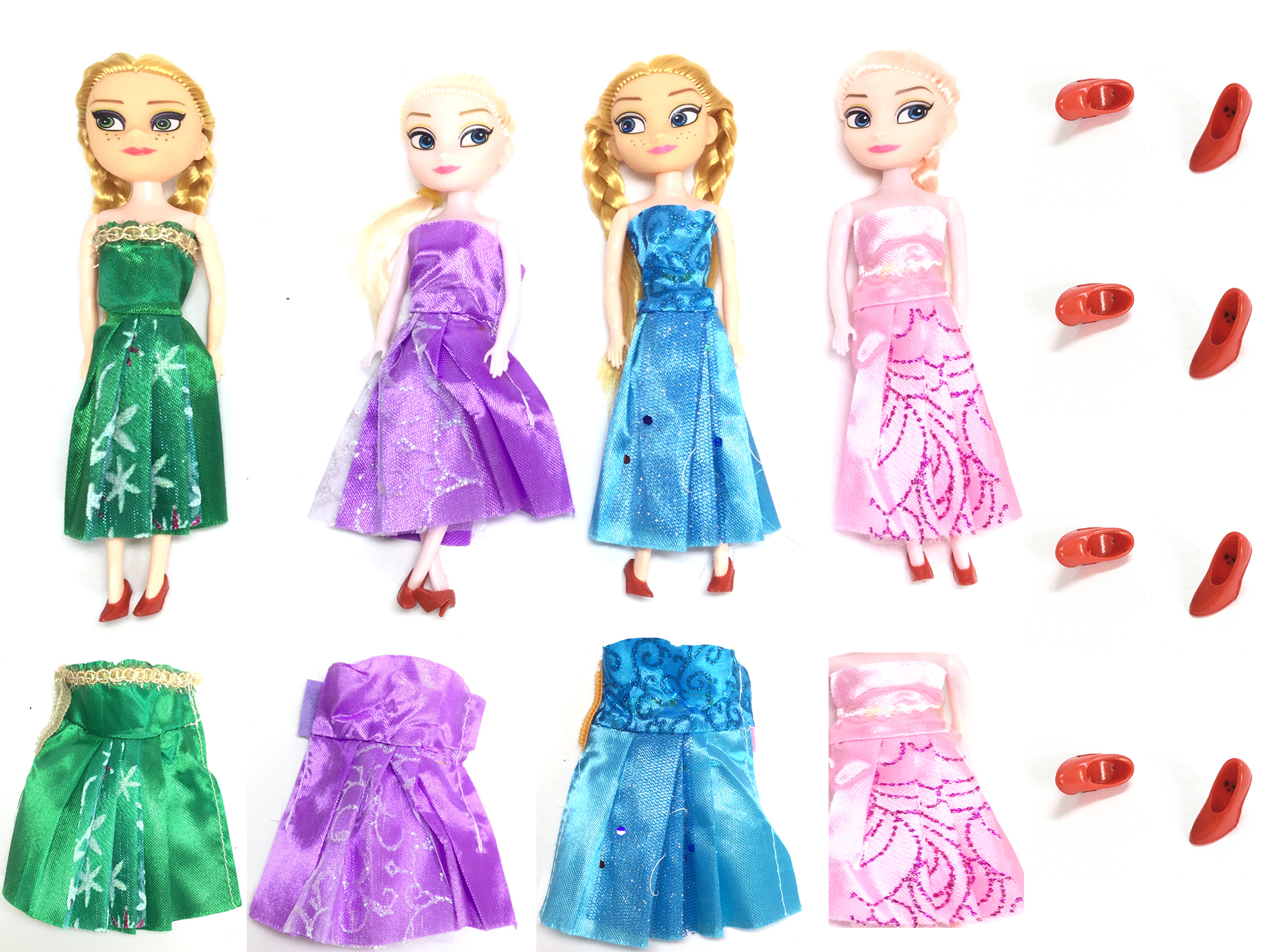 Buy Dress up Frozen dolls Online @ ₹499 from ShopClues