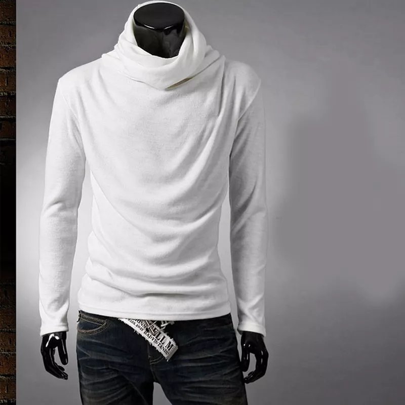 Buy Pause Men White Cowl Neck T-Shirt Online @ ₹599 from ShopClues