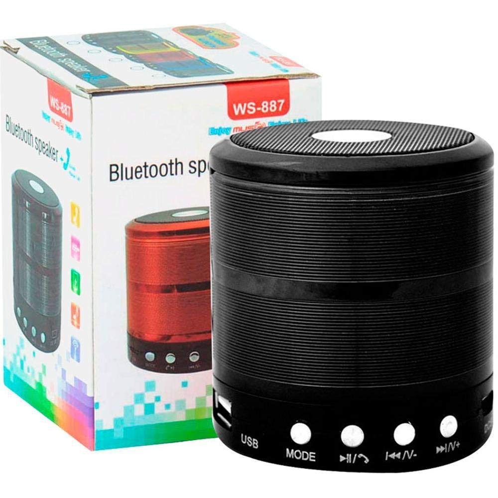Buy WS887 Mini Bluetooth Speaker with FM Radio, Memory Card Slot, USB