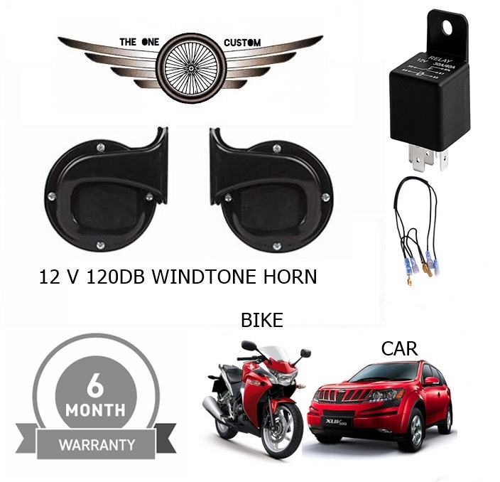 Buy Motorcycle Bike Windtone Horn Suitable for All Bike and Suitable