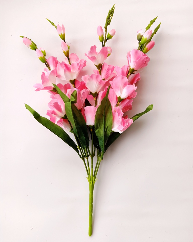 Buy S N ENTERPRISES SNE4604 PINK GLADIOLUS ARTIFICIAL FLOWER BUNCH ...