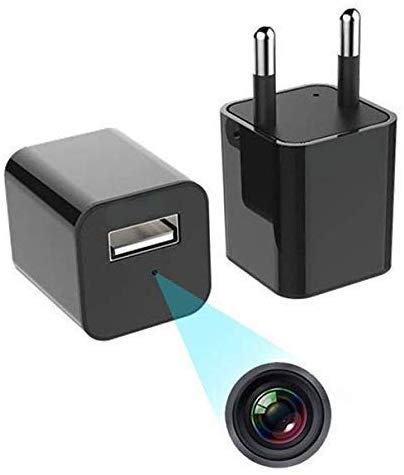 USB Charger 2 in 1 HD 1080p Hidden Spy Camera with USB Plug Charger CCTV with SD Card Slot
