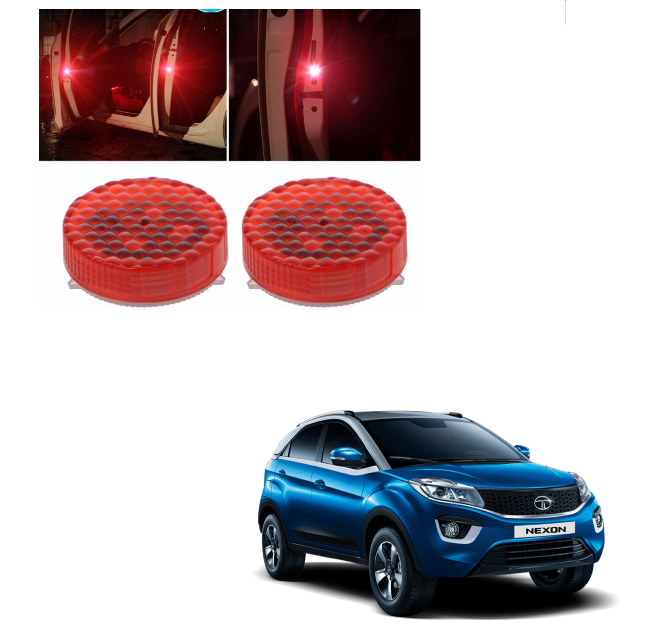 Buy Auto Addict Waterproof 5 LED Wireless Car Door Warning Open Lights