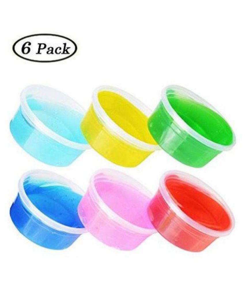 Buy Jelly Clay / Crystal Clay With Molds Play Dough Diy Slime Activity Game Toy For Kids Best