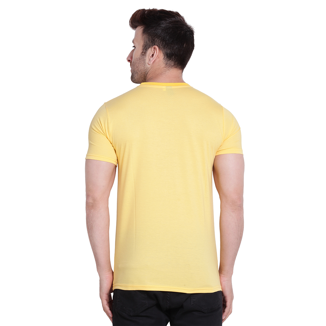 Buy Concepts Yellow And Black Cotton Printed Tshirt Online @ ₹289 from ...