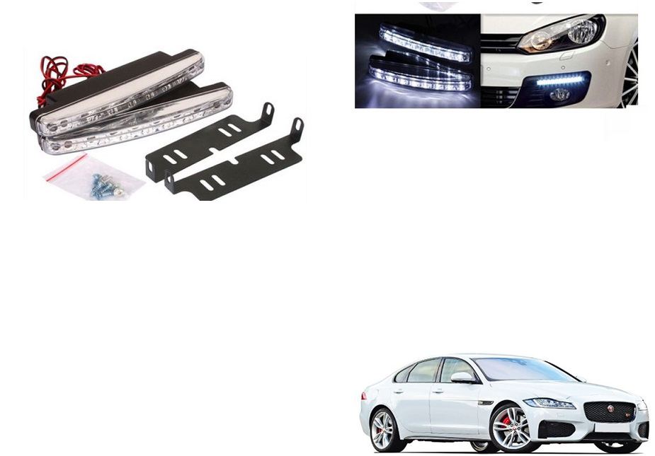 Buy Autoladders 8 Led Daytime Running Lights For Jaguar Xf Online