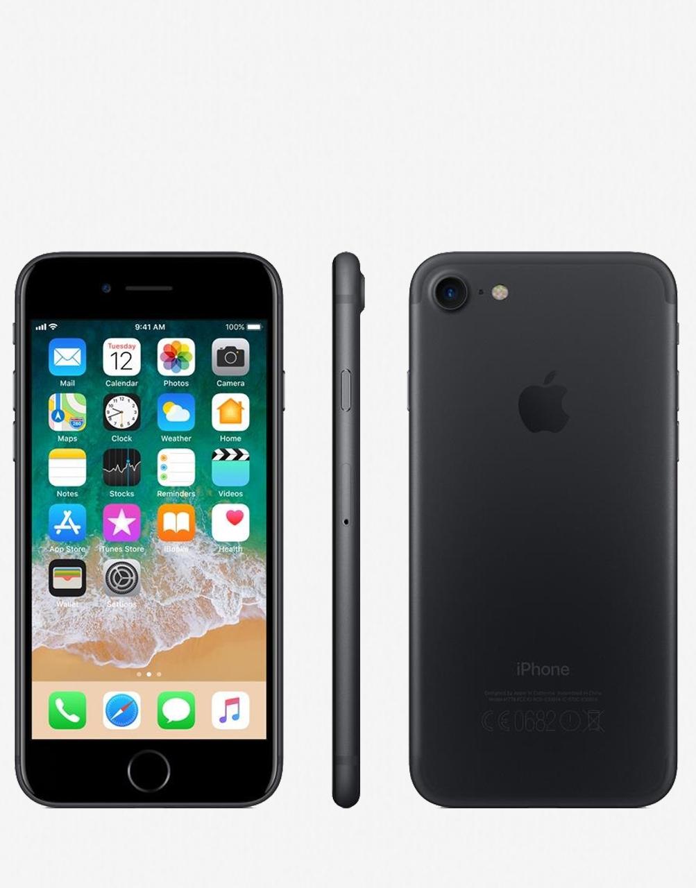 Buy Apple Iphone 7 128Gb Metta Black. Online ₹17990 from ShopClues