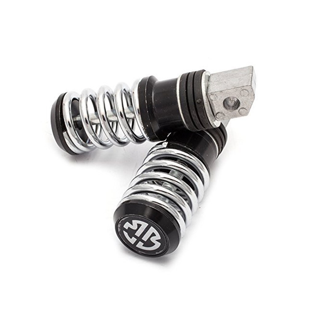 Buy Autoladders Black Spring Coil Style Bike Foot Pegs Foot Rest Ped Set Of 2 Honda Activa 125