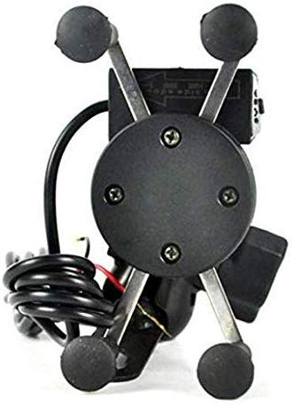Generic X Grip Mobile Phone Holder With Usb Charger For All Bikes Kekda Charger
