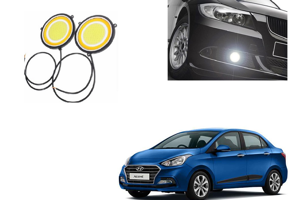 Buy Autoladders Concentric Dual Shade Cob Daytime Led Drl Set Of 2