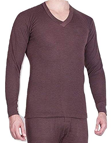 Buy Men's Woolen Thermal Inner Wear V Shaped Pack Of 1 (Assorted Colour ...