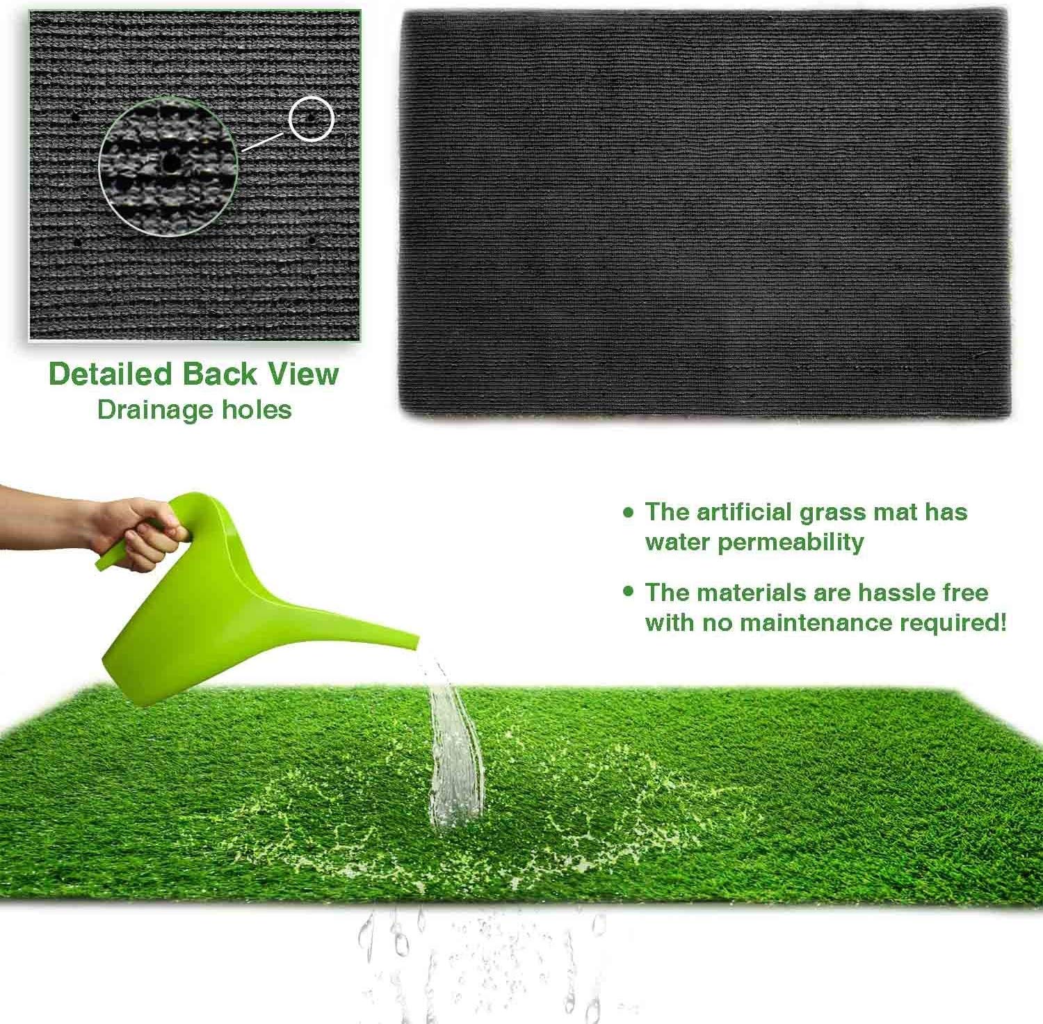 Buy Fortune Plus Plastic Turf Carpet Mat Grass Carpet, Artificial Grass