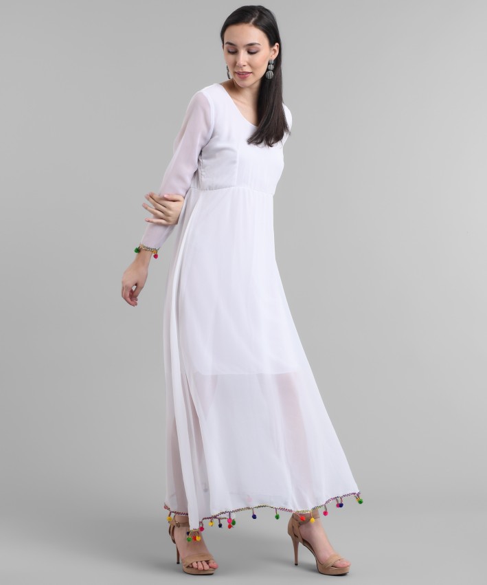 raabta fashion white plain fit