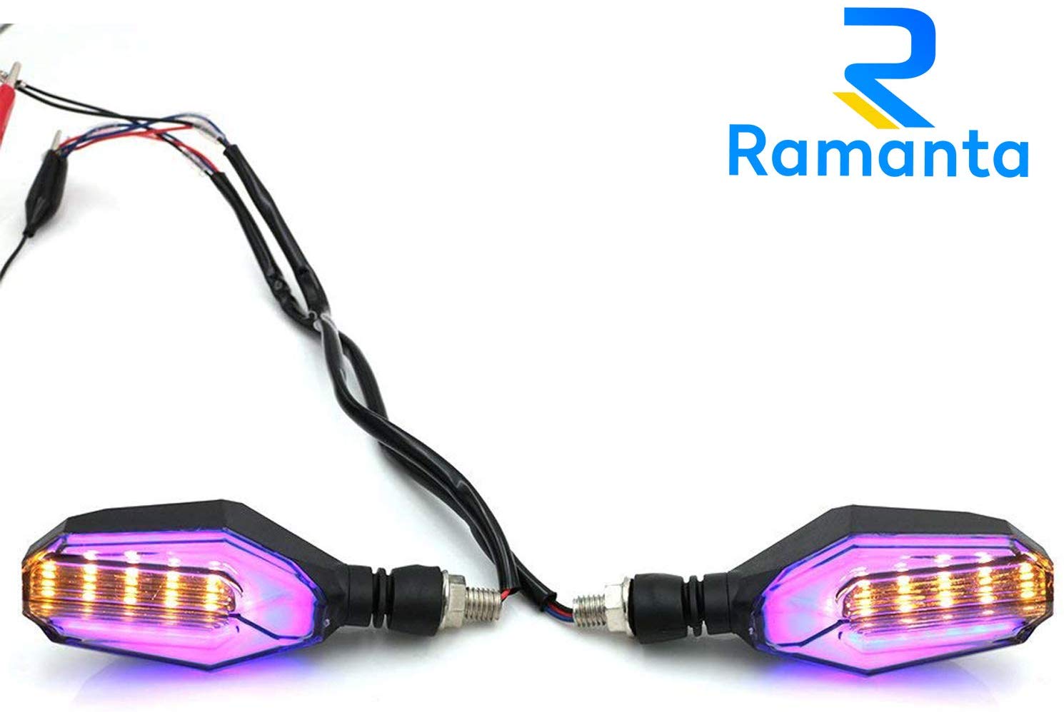 Buy Ramanta U Shaped 2 PCs Dual Color LED/DRL Daytime Running Lamp 12 V