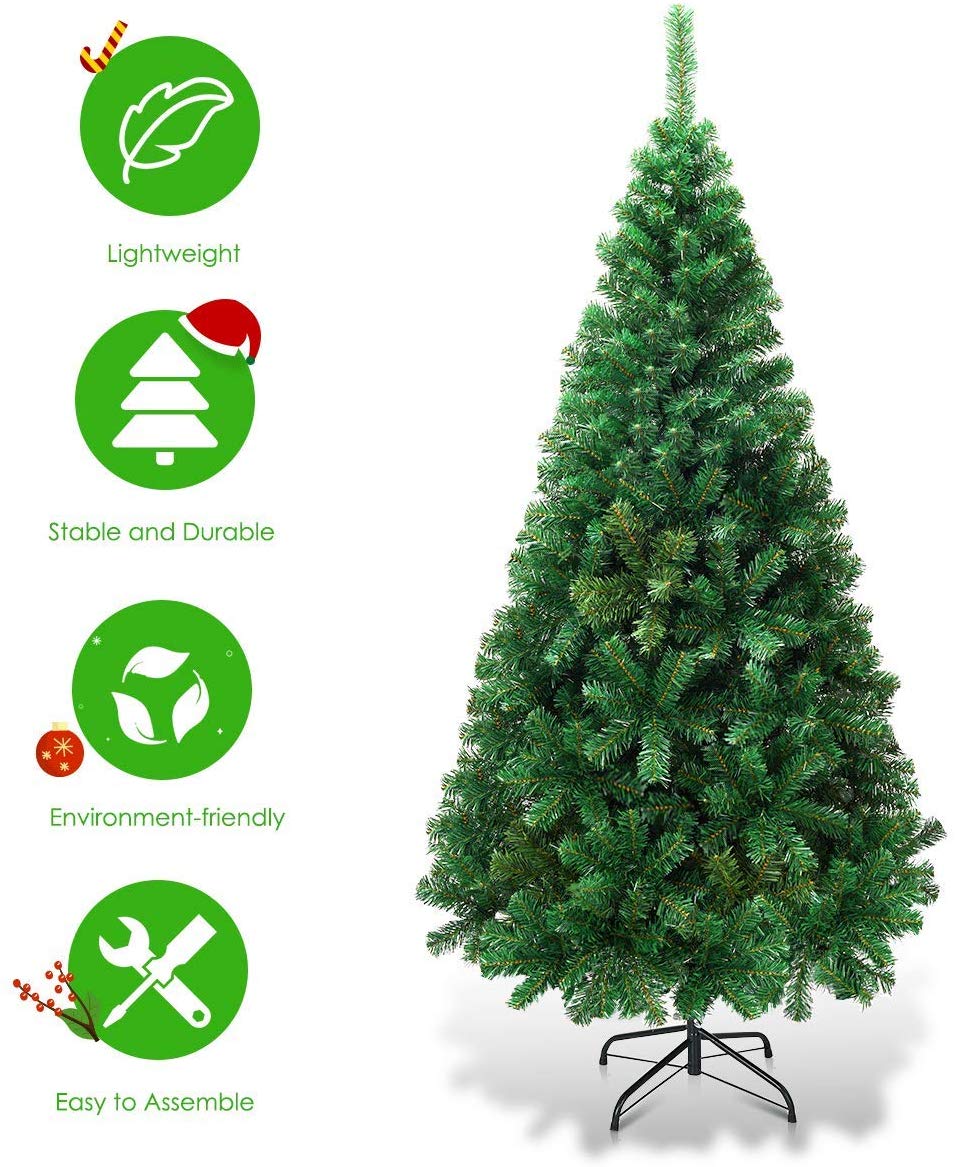 Buy Foldable Christmas Tree Deocr-12 Inches, Artificial Christmas Tree ...