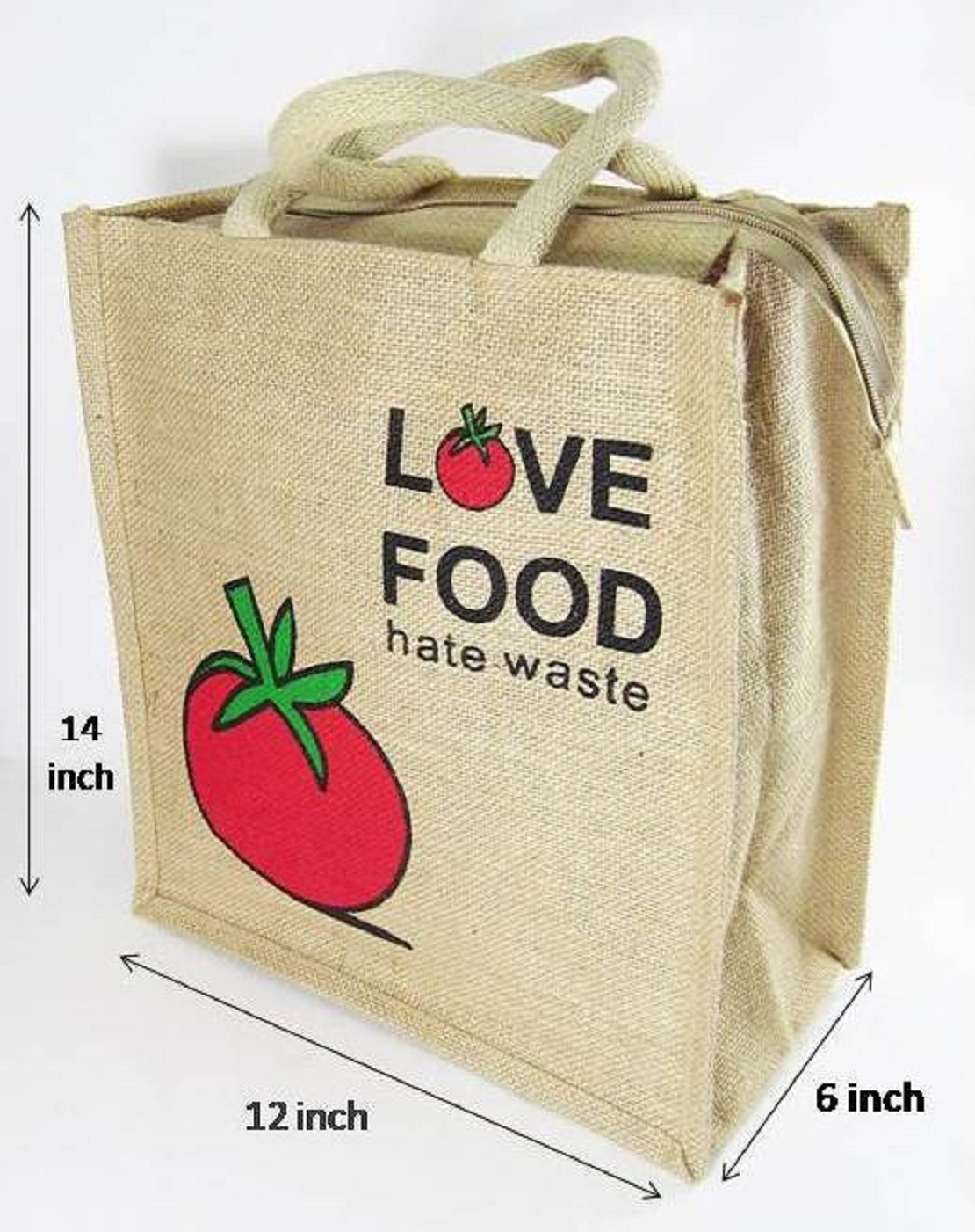 Buy LivEZY Jute Lunch Bag Hand Bag Multi Purpose Tote Bag Eco-Friendly ...